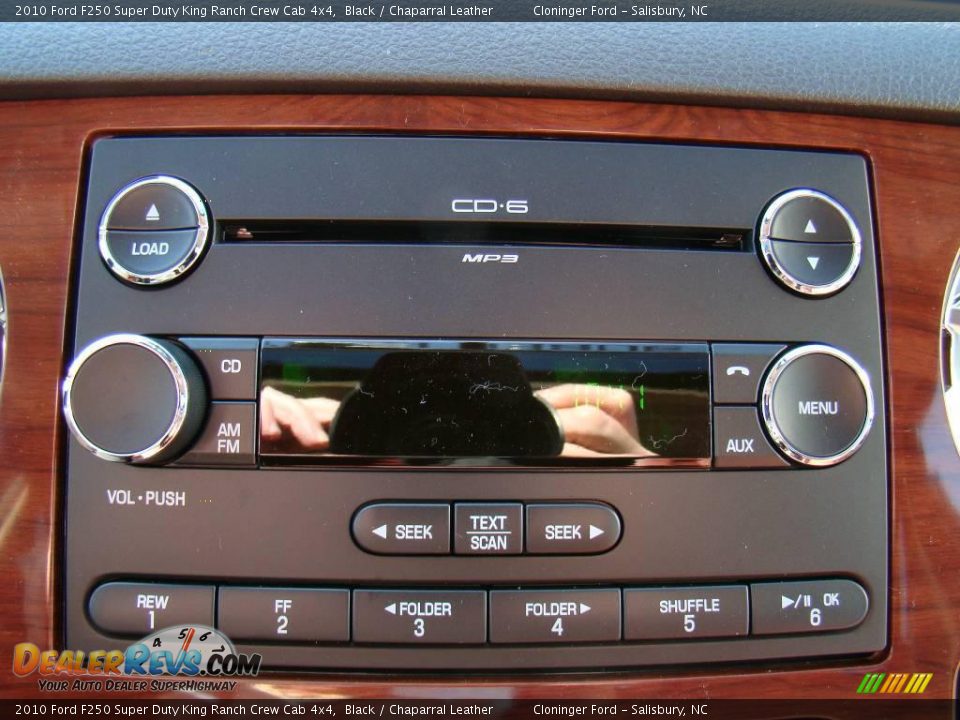 2010 Ford F250 Super Duty King Ranch Crew Cab 4x4 Black / Chaparral Leather Photo #24