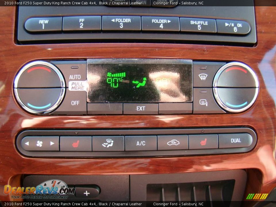 2010 Ford F250 Super Duty King Ranch Crew Cab 4x4 Black / Chaparral Leather Photo #25