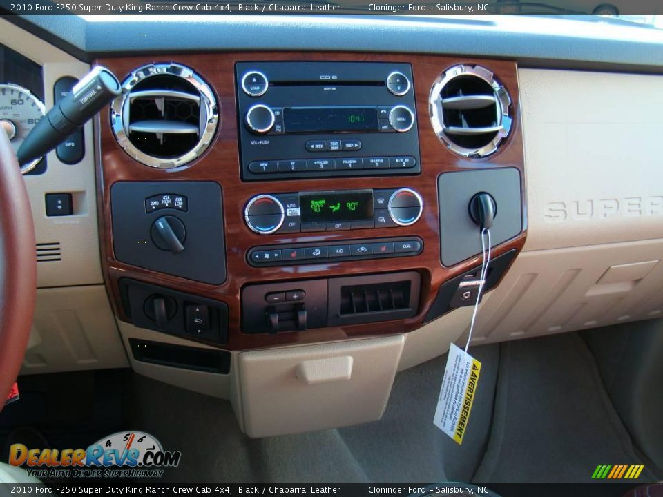 2010 Ford F250 Super Duty King Ranch Crew Cab 4x4 Black / Chaparral Leather Photo #30