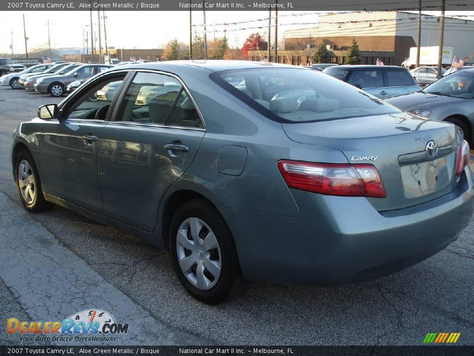 2007 Toyota Camry LE Aloe Green Metallic / Bisque Photo #6