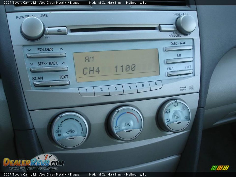 2007 Toyota Camry LE Aloe Green Metallic / Bisque Photo #12