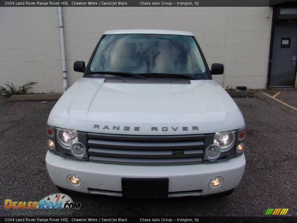 2004 Land Rover Range Rover HSE Chawton White / Sand/Jet Black Photo #8