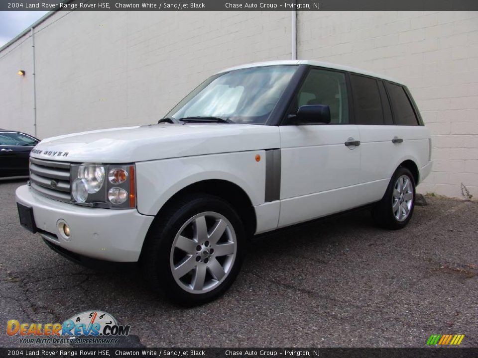 2004 Land Rover Range Rover HSE Chawton White / Sand/Jet Black Photo #12