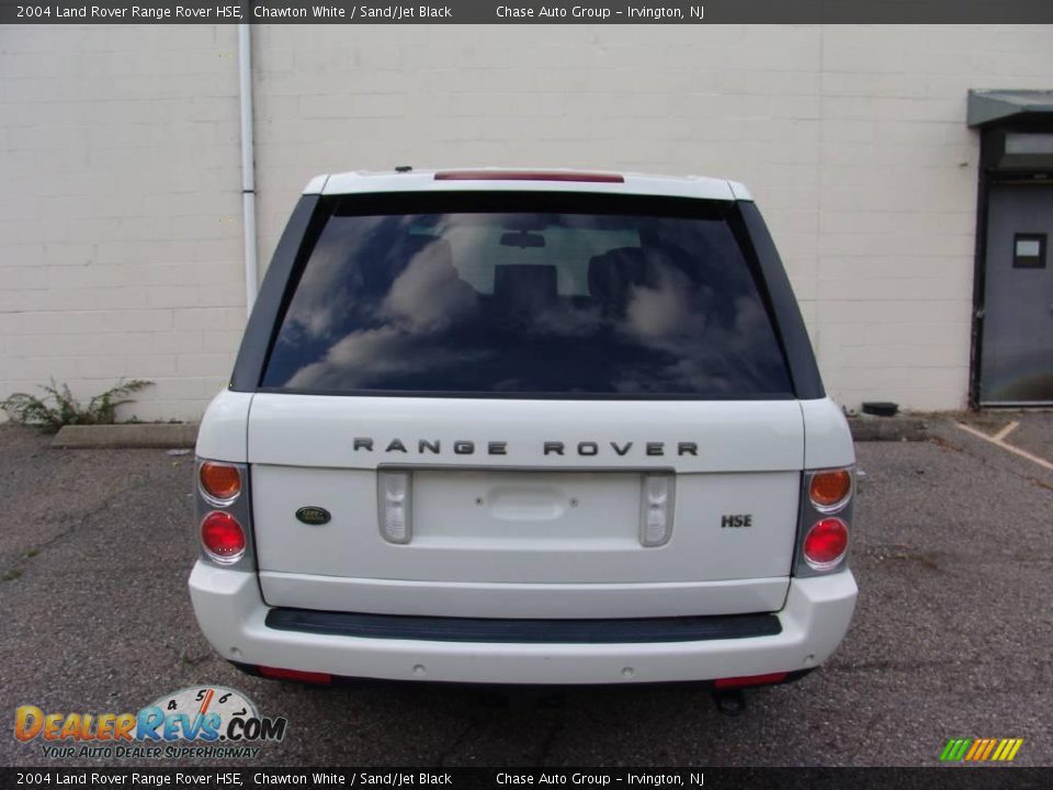 2004 Land Rover Range Rover HSE Chawton White / Sand/Jet Black Photo #13