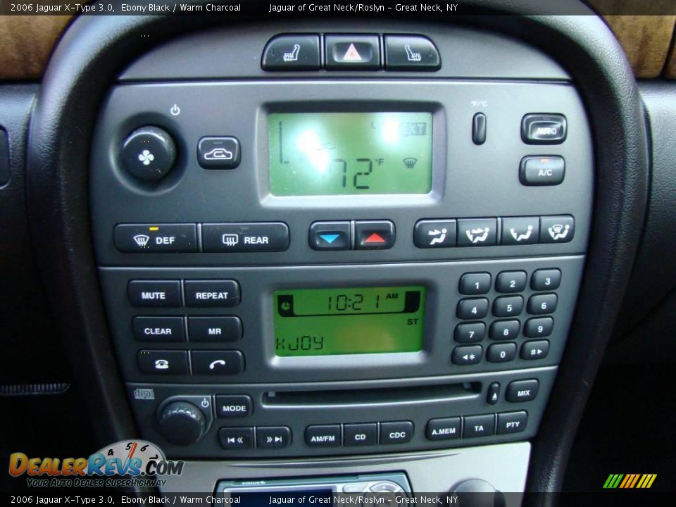 2006 Jaguar X-Type 3.0 Ebony Black / Warm Charcoal Photo #14