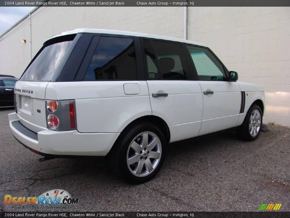 2004 Land Rover Range Rover HSE Chawton White / Sand/Jet Black Photo #17