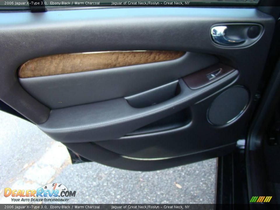 2006 Jaguar X-Type 3.0 Ebony Black / Warm Charcoal Photo #19