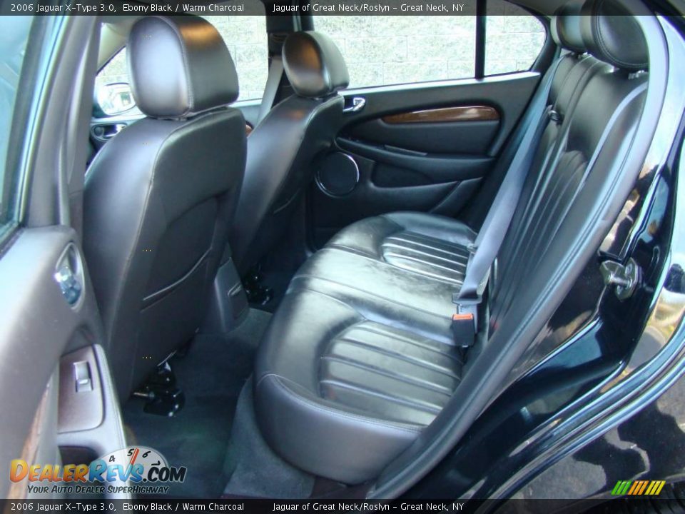 2006 Jaguar X-Type 3.0 Ebony Black / Warm Charcoal Photo #20