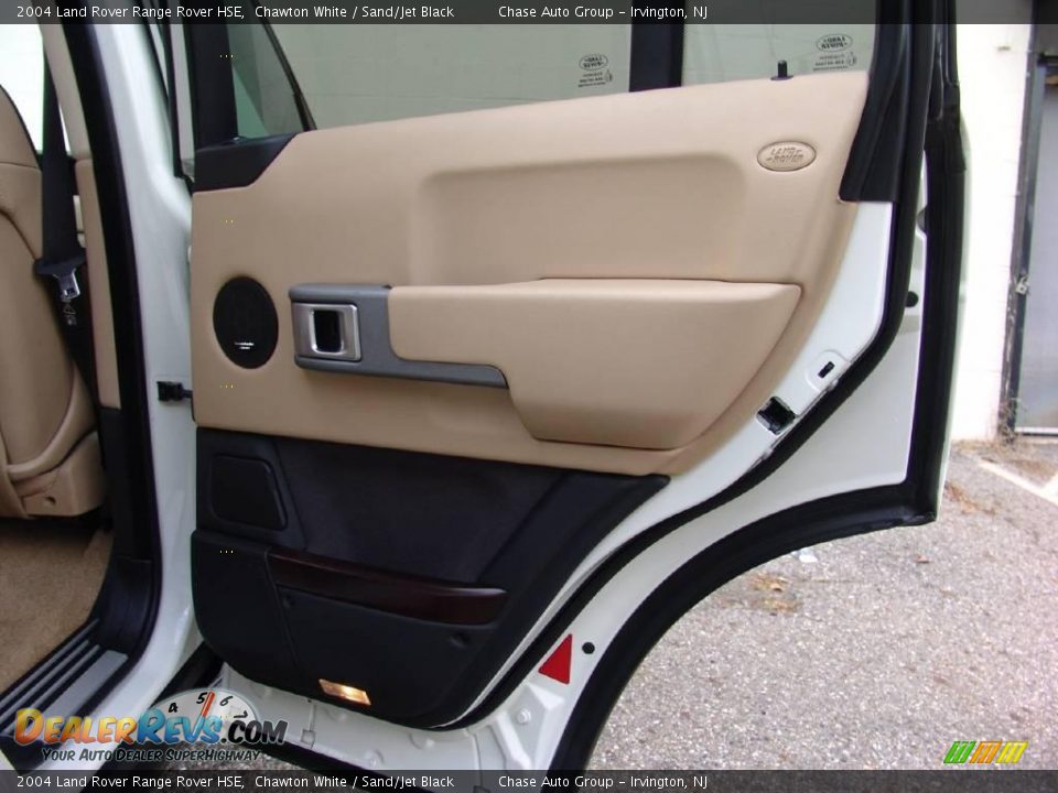 2004 Land Rover Range Rover HSE Chawton White / Sand/Jet Black Photo #34