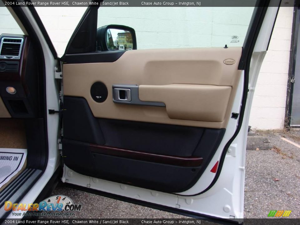 2004 Land Rover Range Rover HSE Chawton White / Sand/Jet Black Photo #36