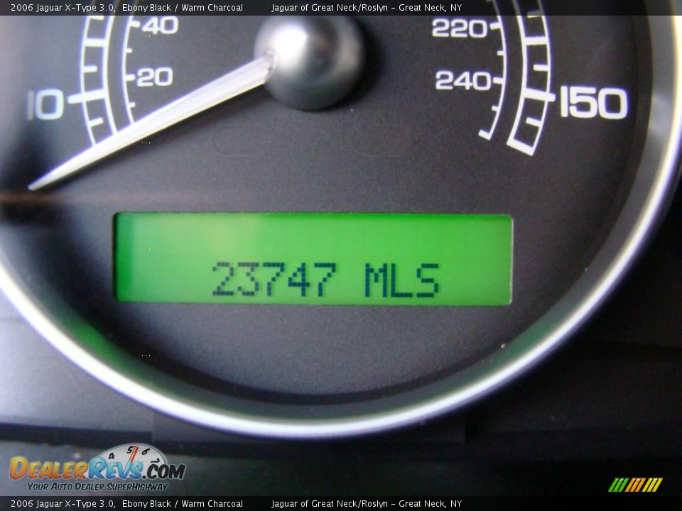 2006 Jaguar X-Type 3.0 Ebony Black / Warm Charcoal Photo #26