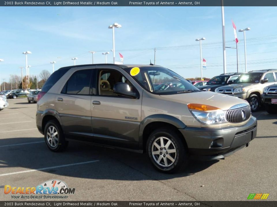 2003 Buick Rendezvous CX Light Driftwood Metallic / Medium Oak Photo #7