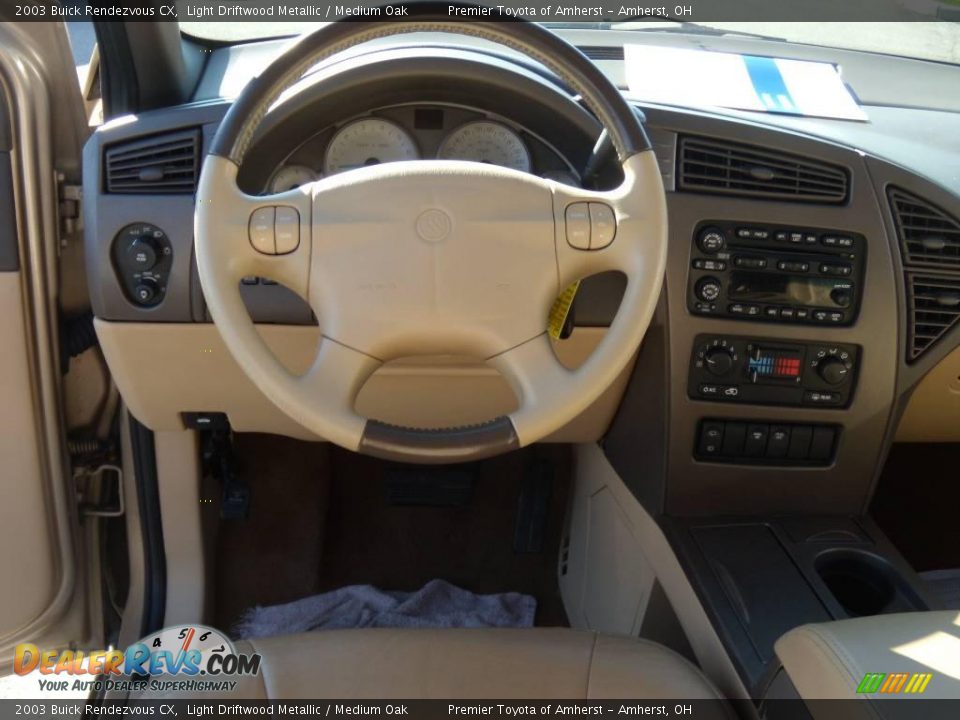 2003 Buick Rendezvous CX Light Driftwood Metallic / Medium Oak Photo #13