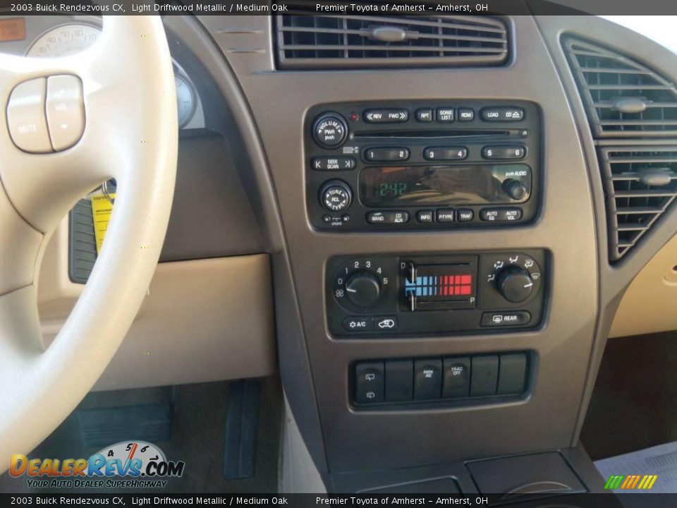 2003 Buick Rendezvous CX Light Driftwood Metallic / Medium Oak Photo #15