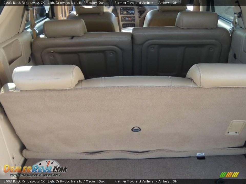2003 Buick Rendezvous CX Light Driftwood Metallic / Medium Oak Photo #16