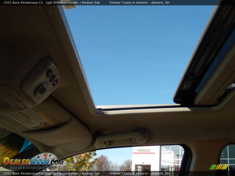 2003 Buick Rendezvous CX Light Driftwood Metallic / Medium Oak Photo #17