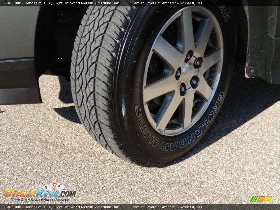 2003 Buick Rendezvous CX Light Driftwood Metallic / Medium Oak Photo #18