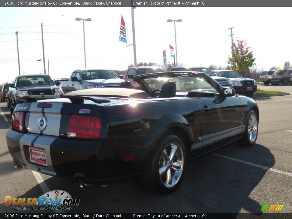 2006 Ford Mustang Shelby GT Convertible Black / Dark Charcoal Photo #5