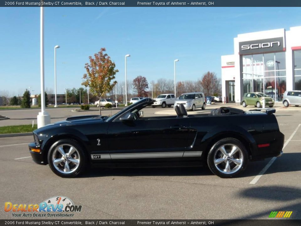 2006 Ford Mustang Shelby GT Convertible Black / Dark Charcoal Photo #6