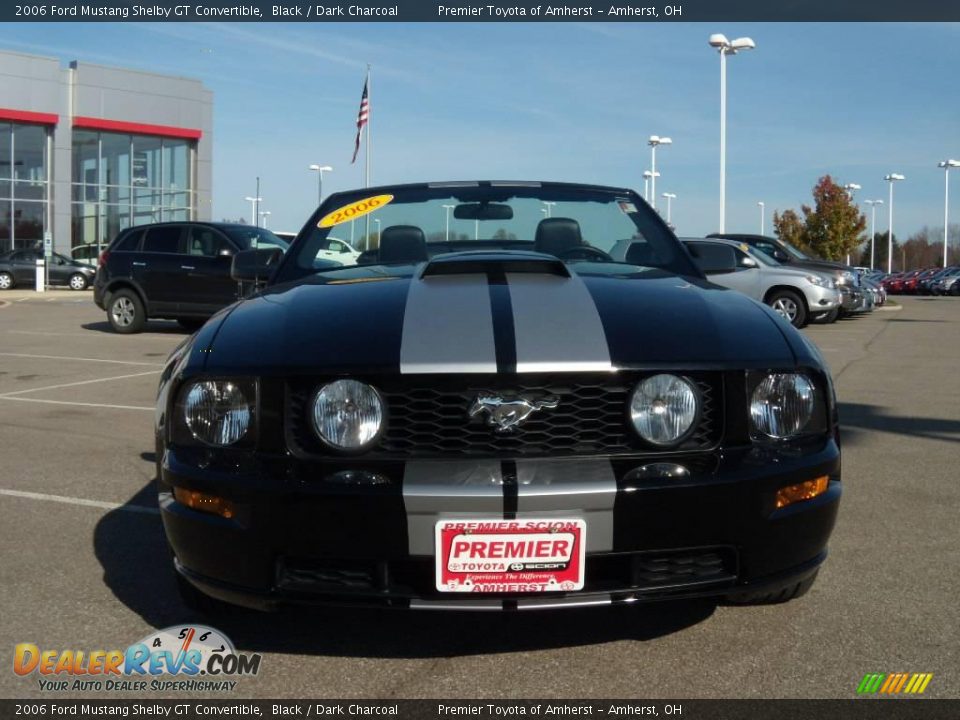 2006 Ford Mustang Shelby GT Convertible Black / Dark Charcoal Photo #8