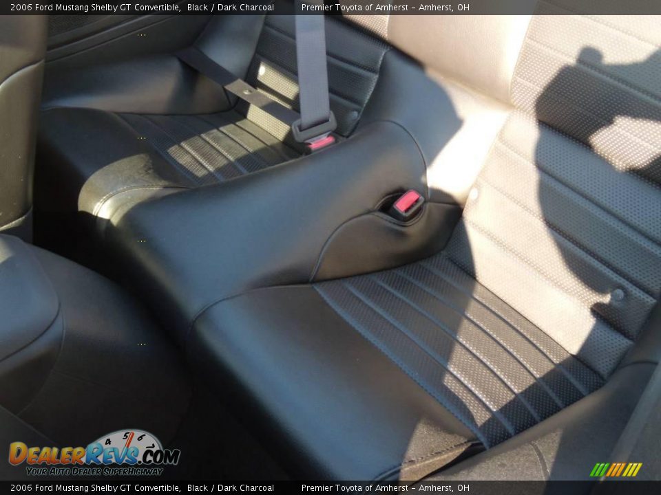 2006 Ford Mustang Shelby GT Convertible Black / Dark Charcoal Photo #10