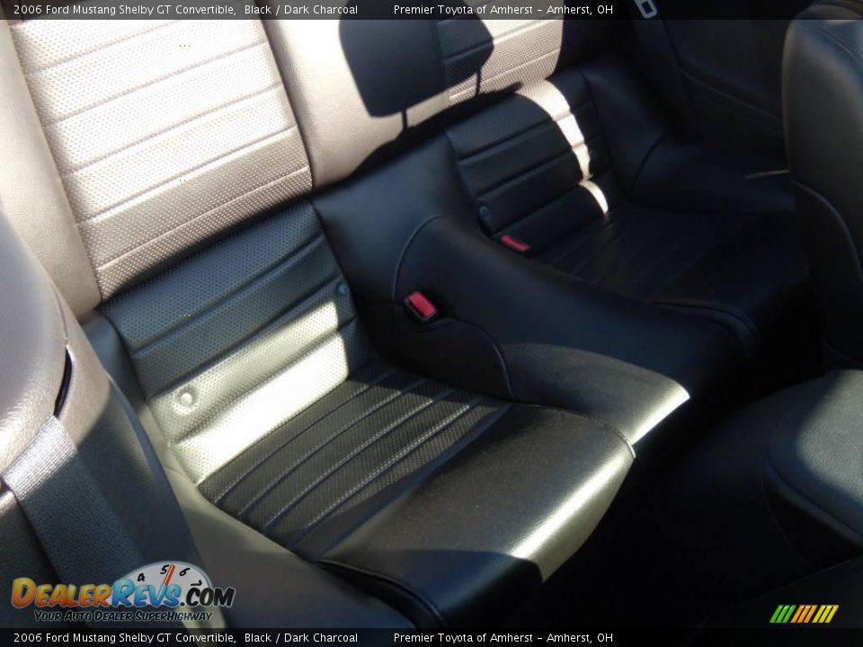2006 Ford Mustang Shelby GT Convertible Black / Dark Charcoal Photo #11