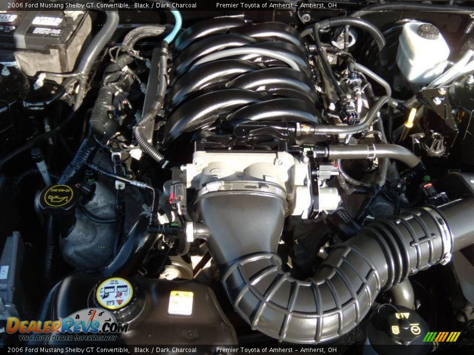2006 Ford Mustang Shelby GT Convertible Black / Dark Charcoal Photo #19