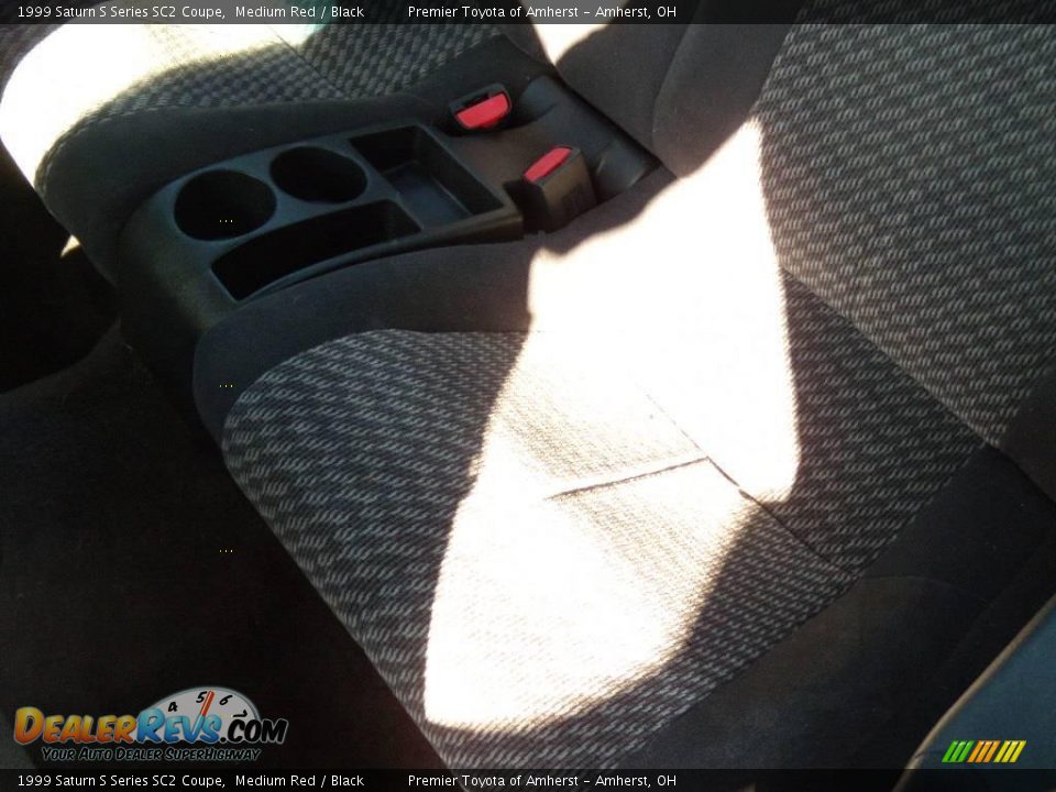 1999 Saturn S Series SC2 Coupe Medium Red / Black Photo #10