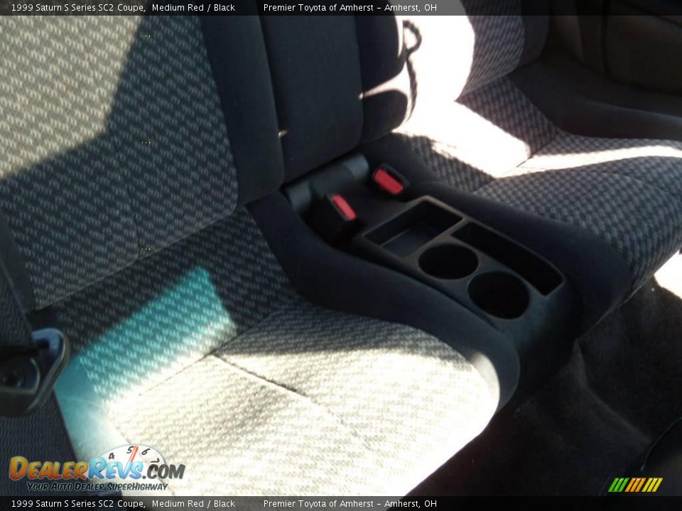 1999 Saturn S Series SC2 Coupe Medium Red / Black Photo #11