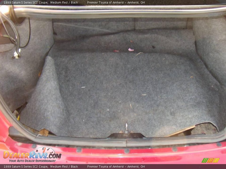 1999 Saturn S Series SC2 Coupe Medium Red / Black Photo #17