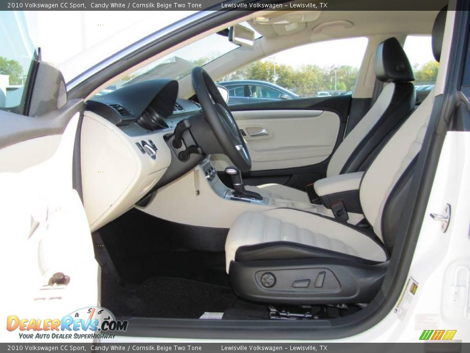 2010 Volkswagen CC Sport Candy White / Cornsilk Beige Two Tone Photo #3