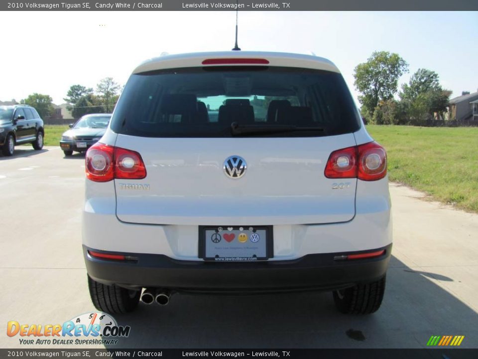 2010 Volkswagen Tiguan SE Candy White / Charcoal Photo #2