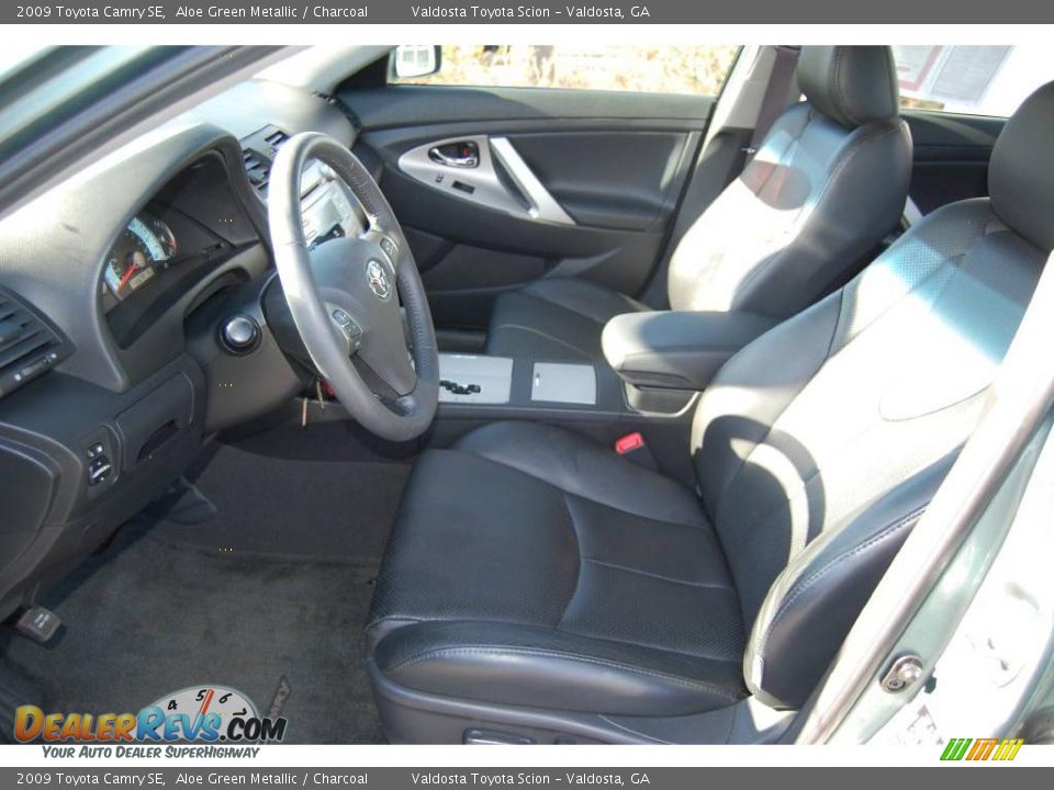 2009 Toyota Camry SE Aloe Green Metallic / Charcoal Photo #7