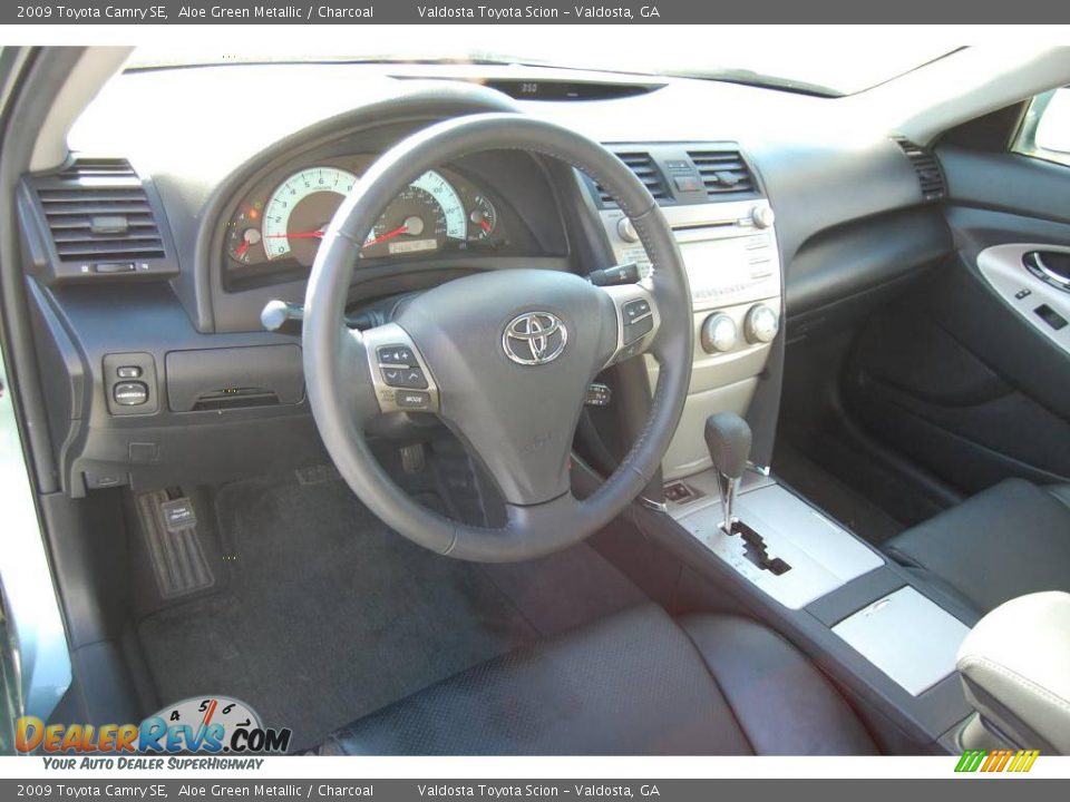2009 Toyota Camry SE Aloe Green Metallic / Charcoal Photo #8