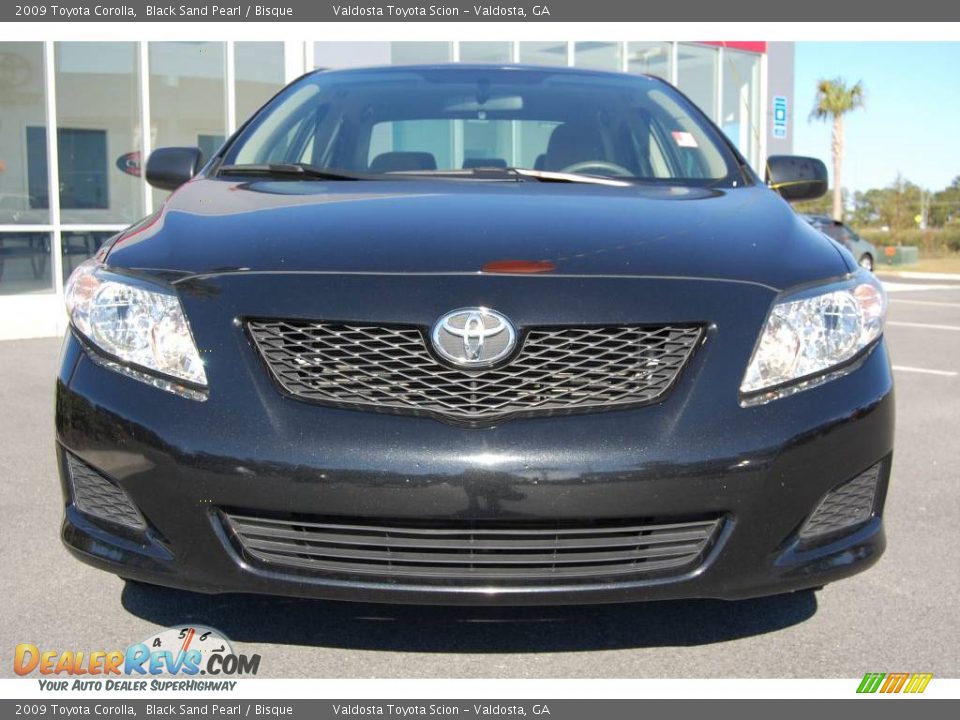 2009 Toyota Corolla Black Sand Pearl / Bisque Photo #2