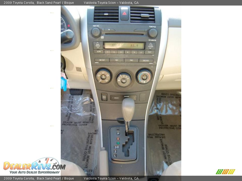 2009 Toyota Corolla Black Sand Pearl / Bisque Photo #12