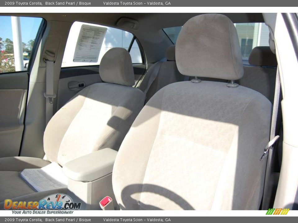 2009 Toyota Corolla Black Sand Pearl / Bisque Photo #14