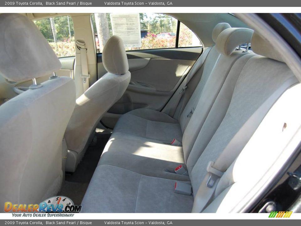 2009 Toyota Corolla Black Sand Pearl / Bisque Photo #16