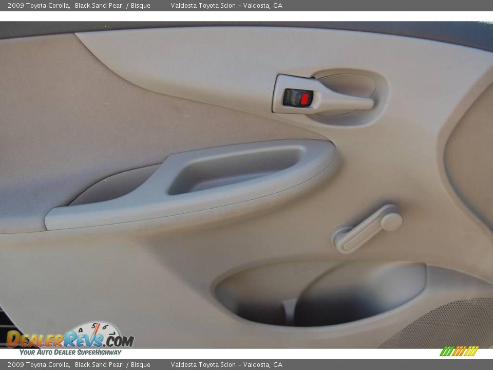 2009 Toyota Corolla Black Sand Pearl / Bisque Photo #17