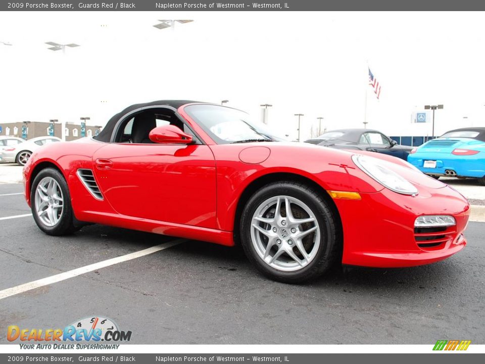 2009 Porsche Boxster Guards Red / Black Photo #4