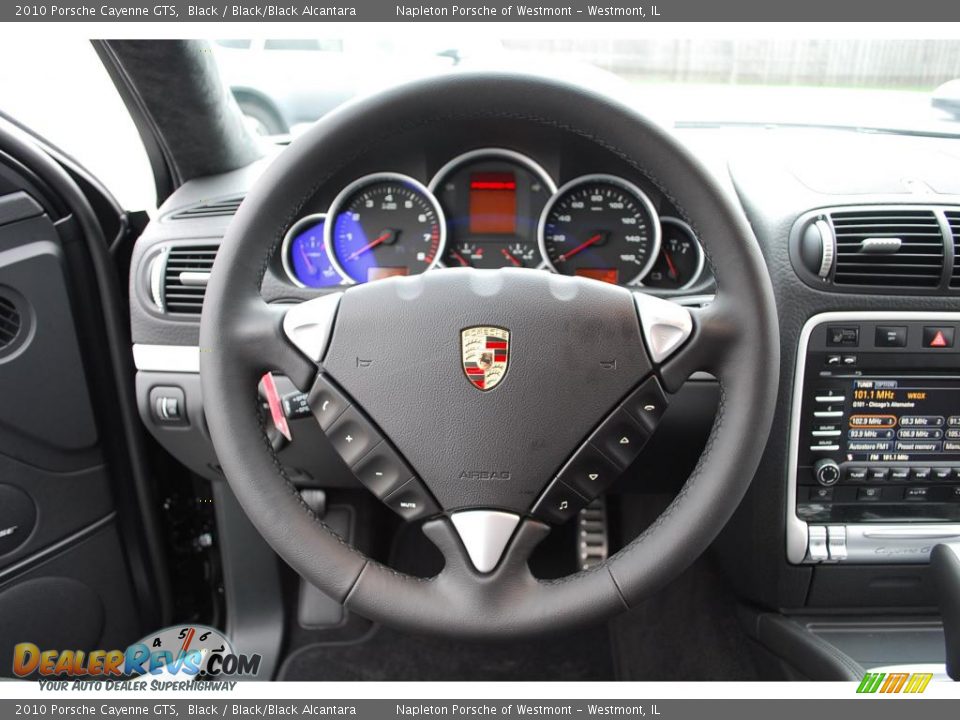 2010 Porsche Cayenne GTS Black / Black/Black Alcantara Photo #10