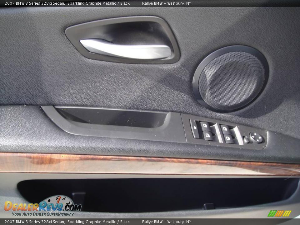 2007 BMW 3 Series 328xi Sedan Sparkling Graphite Metallic / Black Photo #8