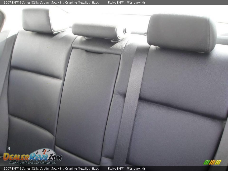 2007 BMW 3 Series 328xi Sedan Sparkling Graphite Metallic / Black Photo #12