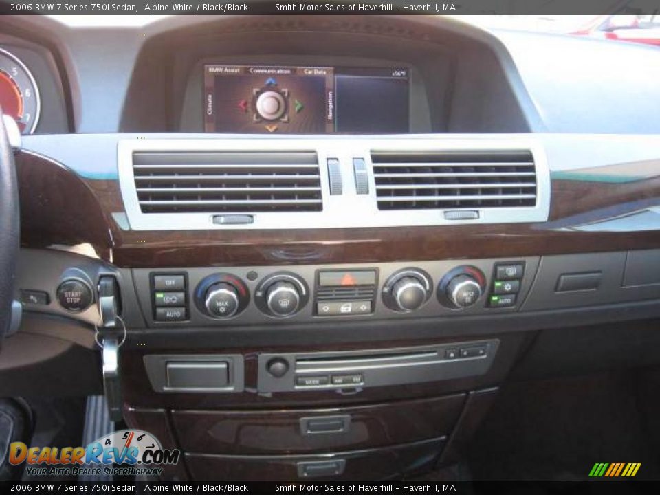 2006 BMW 7 Series 750i Sedan Alpine White / Black/Black Photo #5