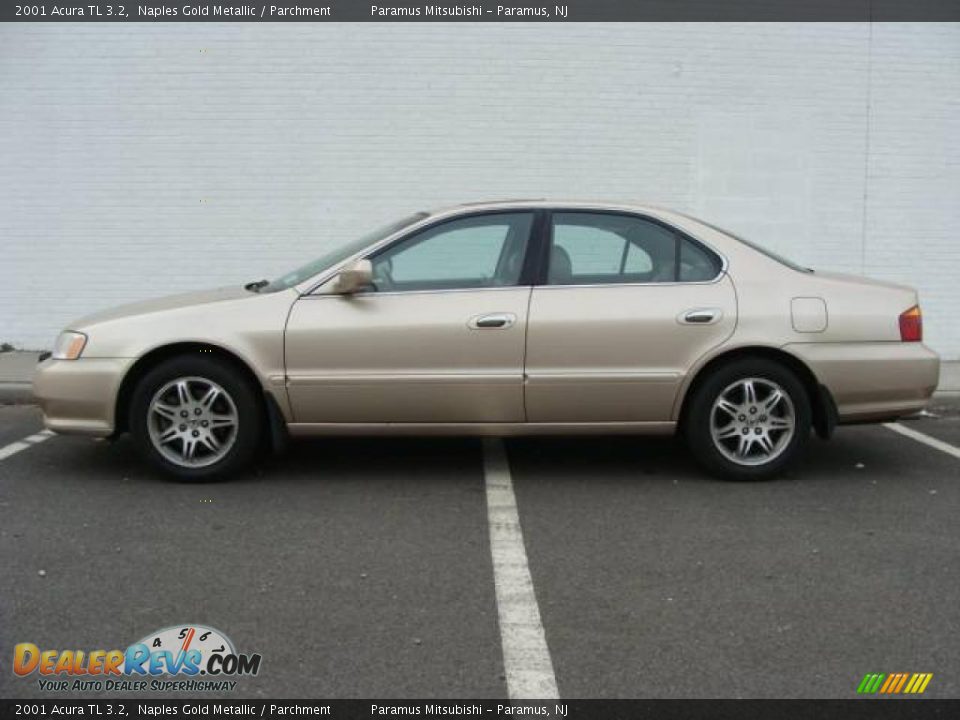 2001 Acura TL 3.2 Naples Gold Metallic / Parchment Photo #3