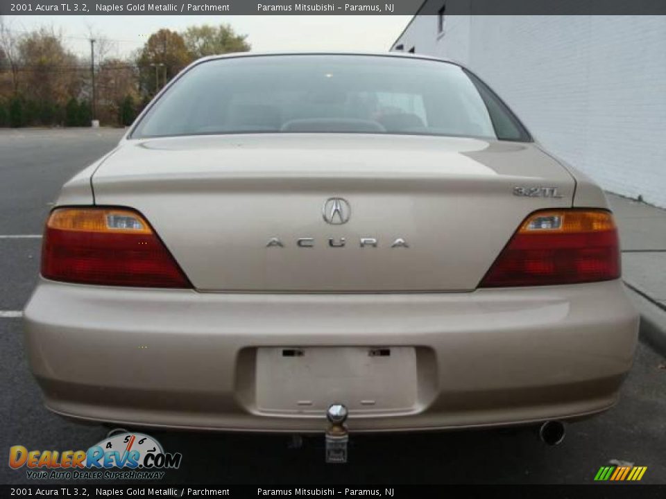 2001 Acura TL 3.2 Naples Gold Metallic / Parchment Photo #5