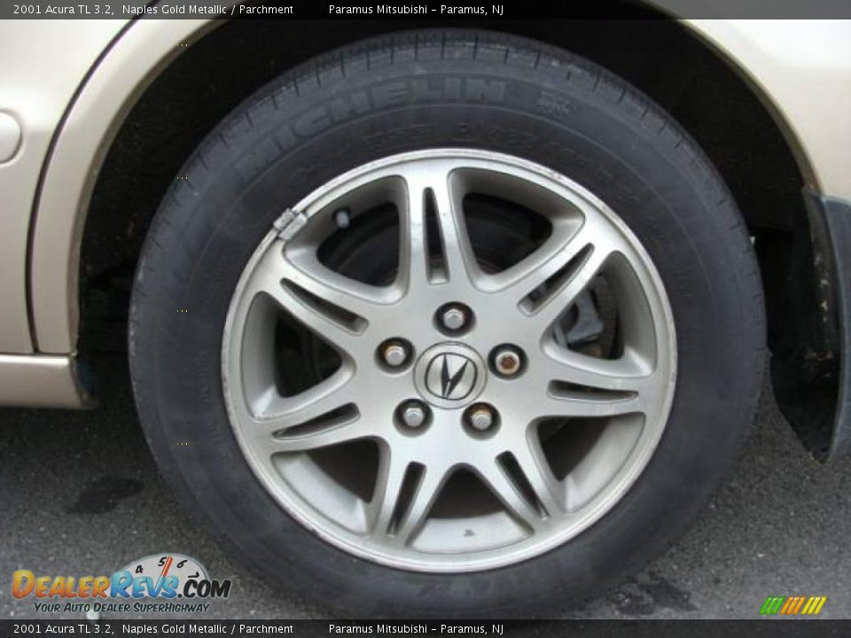 2001 Acura TL 3.2 Naples Gold Metallic / Parchment Photo #6