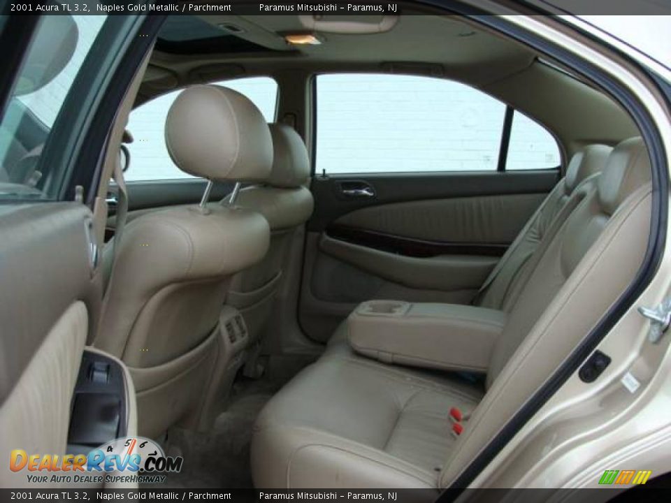 2001 Acura TL 3.2 Naples Gold Metallic / Parchment Photo #7