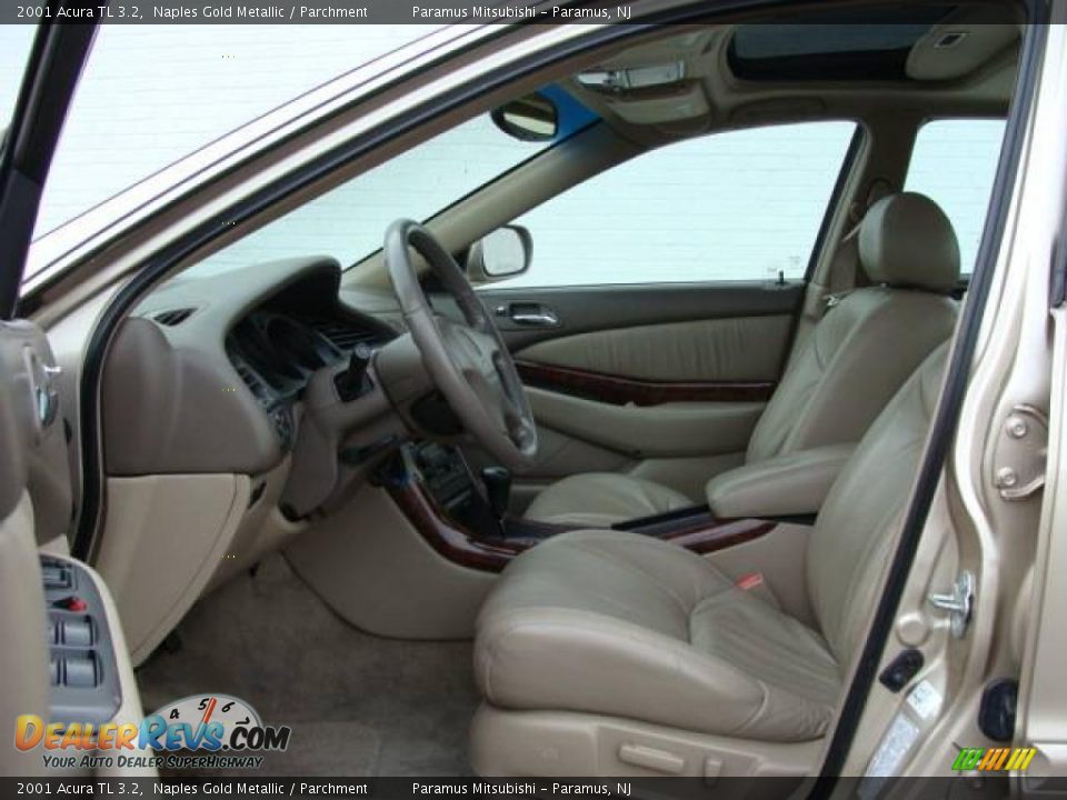 2001 Acura TL 3.2 Naples Gold Metallic / Parchment Photo #9