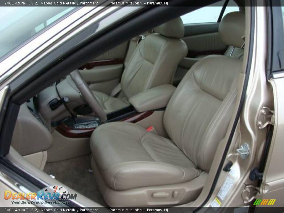 2001 Acura TL 3.2 Naples Gold Metallic / Parchment Photo #10